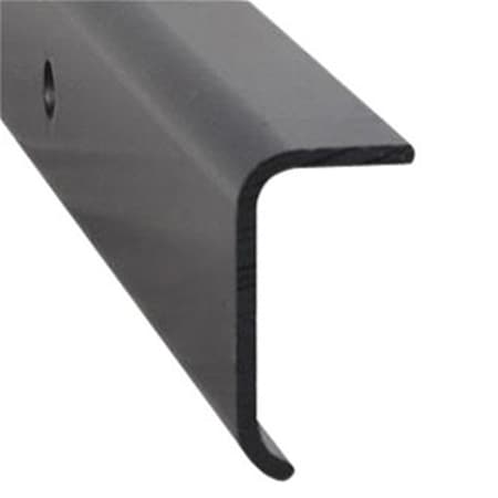 Ap Products 16 ft. Black Aluminum Long Leg Non Insert Trim 021-86102-16